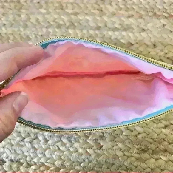 Slant Collections Hello Summer Sunglass Sequin Cosmetic Bag - Picture 5 of 5